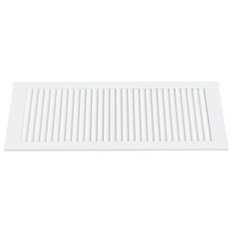 Portes d'armoires Vidaxl avec Slat 4 PC 99.3x39.4 cm Gwitrennenhout
