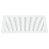 Portes d'armoires Vidaxl avec des lattes 2 pcs 99.3x49.4 cm Bois de pin blanc