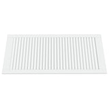 Portes d'armoires Vidaxl avec des lattes 4 pcs 99.3x49.4 cm Bois de pin blanc