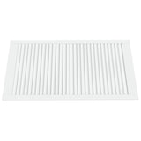 Portes d'armoire Vidaxl avec des lattes 2 pcs 99.3x59.4 cm Bois de pin blanc