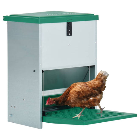 Vidaxl Alimentation de volaille bac automatique avec pédale 12 kg
