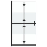 Vidaxl Walk-In Walk-In Walking Murnable 70x190 cm ESG-Glas Halfmat