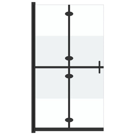 Vidaxl Walk-In Walking Mury Incoltableable 90x190 cm ESG-GLAS Halfmat