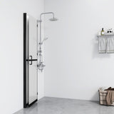 Vidaxl Walk-In Walk-In Walking Murnable Collpable 90x190 cm ESG-GLAS MAT