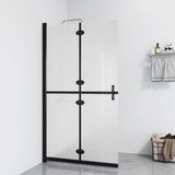 Vidaxl Walk-In Walk-In Walking Murnable Collpable 90x190 cm ESG-GLAS MAT