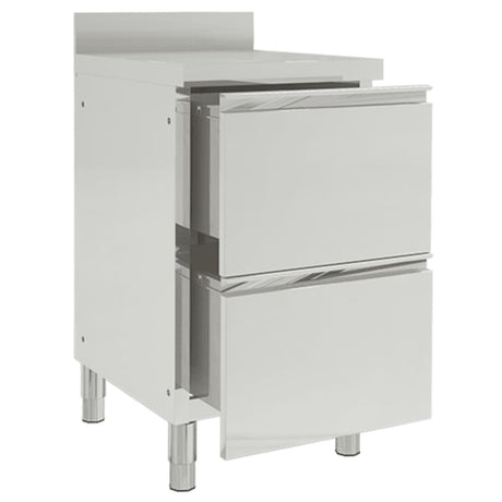 Armoire de cuisine commerciale Vidaxx avec 2 tiroirs 50x60x96 cm