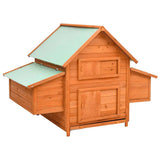 Vidaxl Chicken Coop 150x96x110 cm Pinwood solide