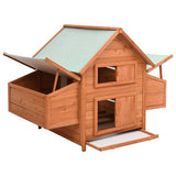 Vidaxl Chicken Coop 150x96x110 cm Pino sólido