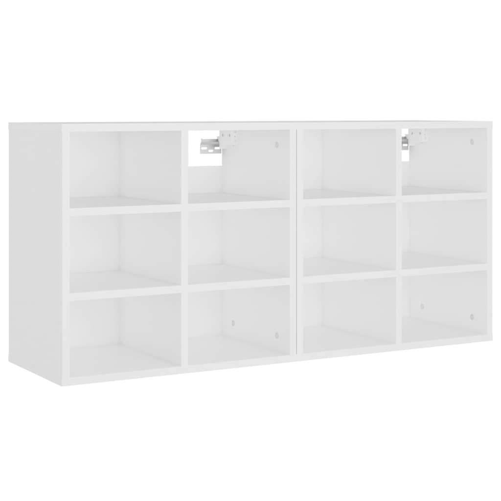 Vidaxl schoenenkasten 2 st 52,5x30x50 cm wit