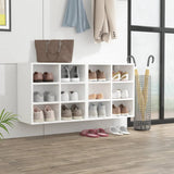 Vidaxl schoenenkasten 2 st 52,5x30x50 cm wit