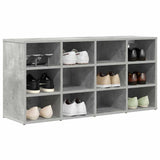 Vidaxl schoenenkast met plank betongrijs 103 x 30 x 51 cm bewerkt hout