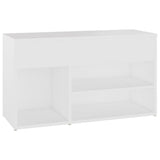 Canapé de chaussure Vidaxl 80x30x45 cm Bois de blanc