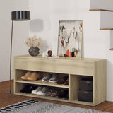 Vidaxl schoenbank 105x30x45 cm Processus de bois sonoma chêne -colored