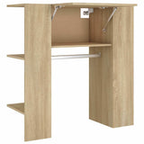 Vidaxl halmeubel 97,5x37x99 cm bewerkt hout sonoma eikenkleurig