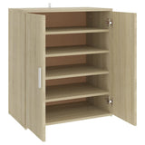 Vidaxl Shoe Cabinet 60x35x70 cm Property Wood Sonoma Oak Farvet