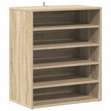 Armoire à chaussures Vidaxl 60x35x70 cm en bois de bois de chêne sonoma coloré
