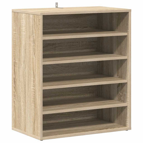 Armoire à chaussures Vidaxl 60x35x70 cm en bois de bois de chêne sonoma coloré