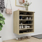 Vidaxl Shoe cabinet 60x35x70 cm Properted Wood Sonoma Oak colored