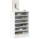 Armoire à chaussures Vidaxl 60x35x92 cm Bois de bois transformé
