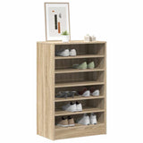 Armoire à chaussures vidaxl 60x35x92 cm en bois de bois de chêne sonoma coloré