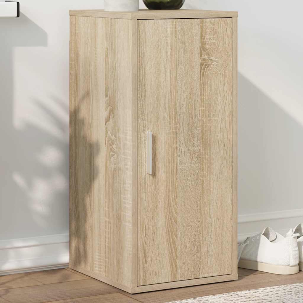 Vidaxx armoire à chaussures 32x35x70 cm aggloméré chêne sonoma coloré