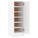 VidaXL Shoe cabinet 32x35x92 cm Processed Wood White