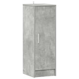 Armoire à chaussures Vidaxl 32x35x92 cm Betongrij en bois transformé
