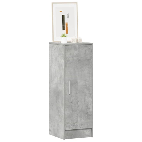 Armoire à chaussures Vidaxl 32x35x92 cm Betongrij en bois transformé