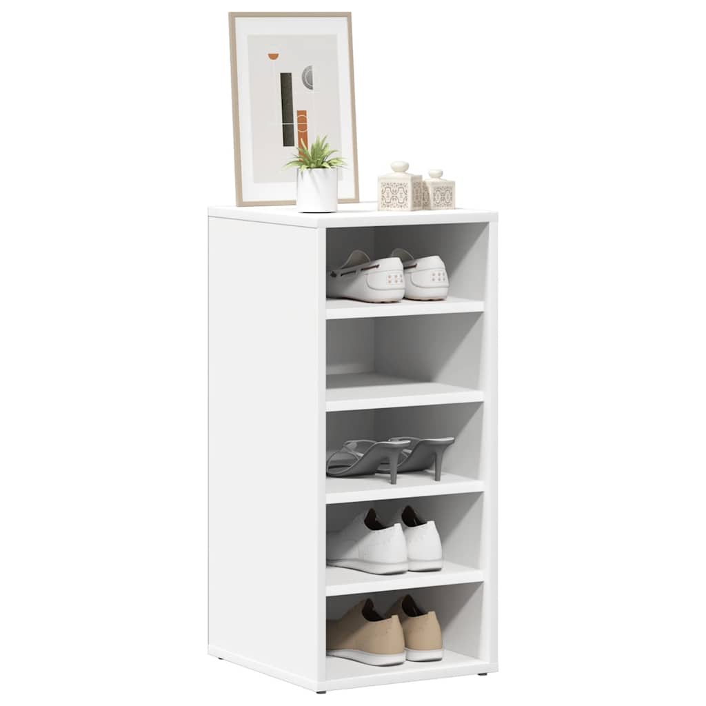 Armoires à chaussures Vidaxl 2 PC 31.5x35x70 cm Bois de bois transformé