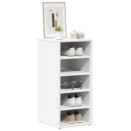 Armoires à chaussures Vidaxl 2 PC 31.5x35x70 cm Bois de bois transformé