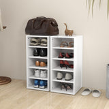 VidaXL shoe cabinets 2 pcs 31.5x35x70 cm processed wood white