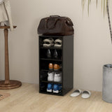 VidaXL shoe cabinet 31.5x35x70 cm chipboard black