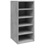 Vidaxl Shoe cabinet 31.5x35x70 cm Processed Wood Betongrijs