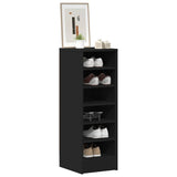 Armoire à chaussures Vidaxl 31.5x35x90 cm Bois de bois de propriété