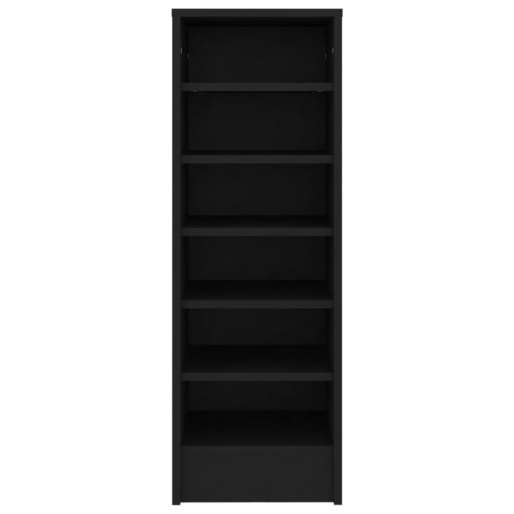 Vidaxl Shoe Cabinet 31.5x35x90 cm Property Wood Black