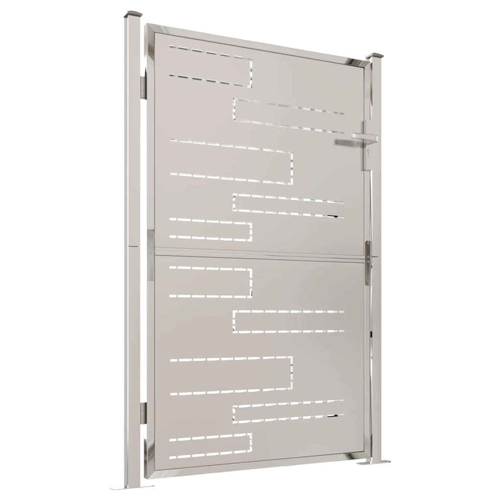 Vidaxl Garden Gate 100x150 cm nerezová ocel