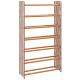 Vidaxl Schong Rack 65x24x117 cm verschafft Holzbrong