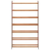 VidaXL shoe rack 65x24x117 cm processed wood brown