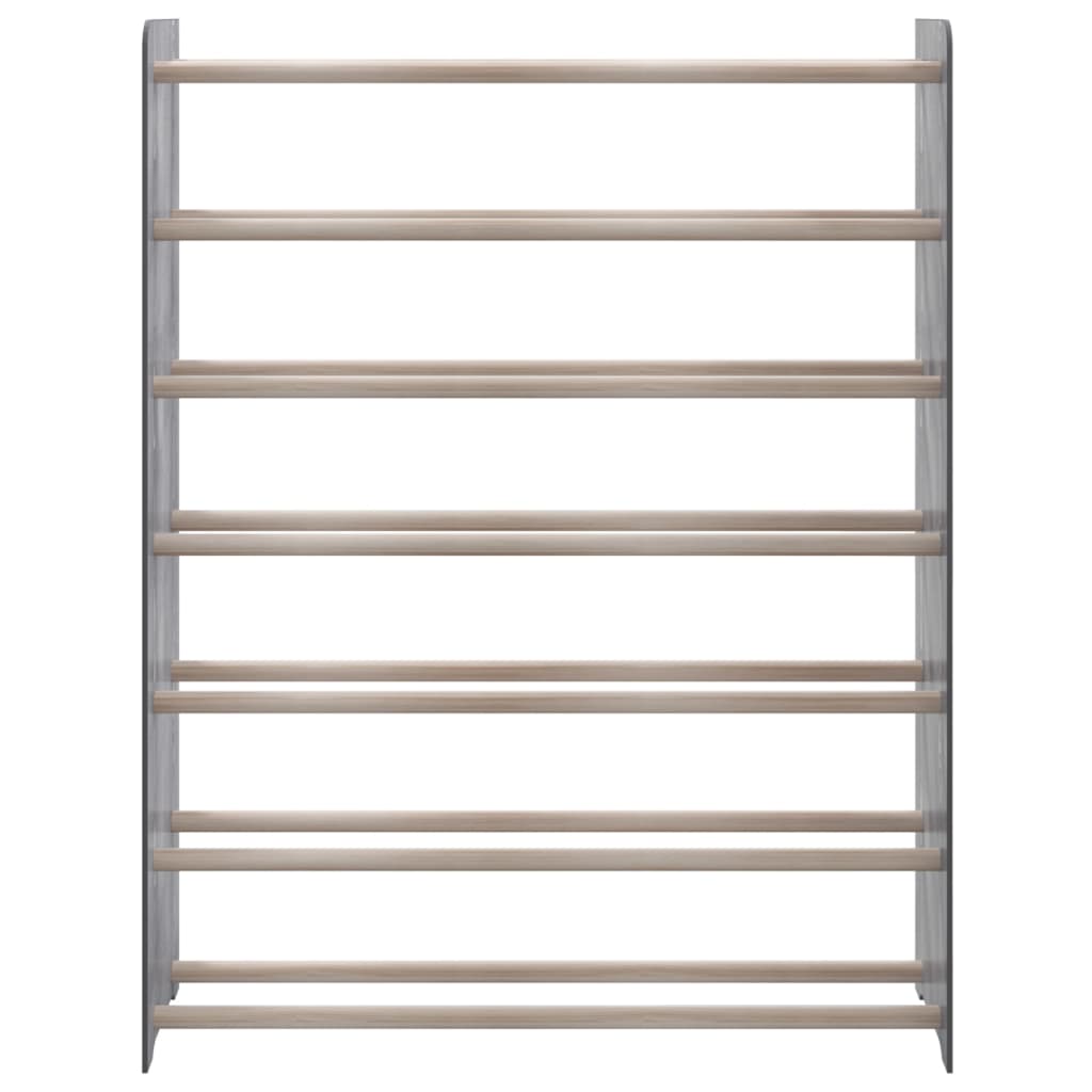 VidaXL shoe rack 90x24x117 cm processed wood gray