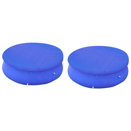 La piscine Vidaxl couvre 2 pcs pour 450-457 cm de piscines au-dessus du sol