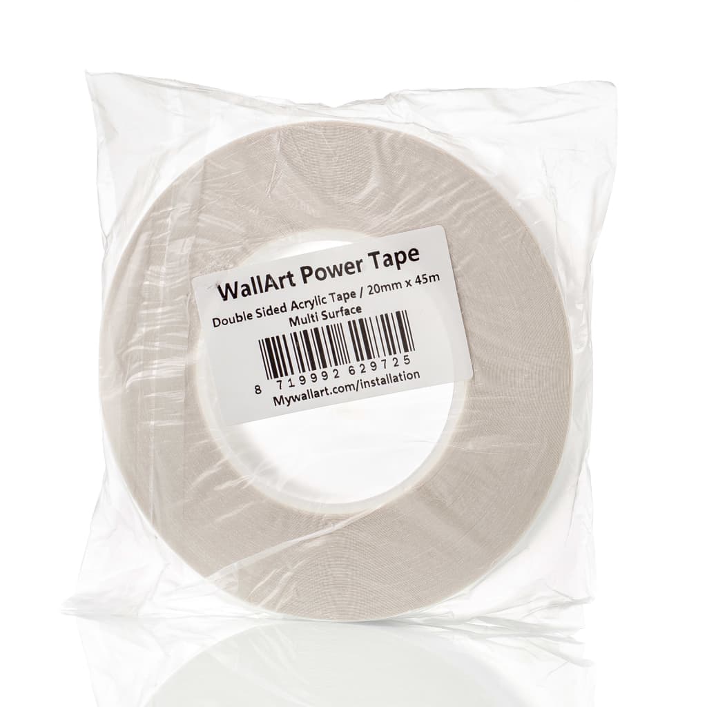 Wallart Wallart 2 St Powertape GL-WA35 dubbelsidig transparent