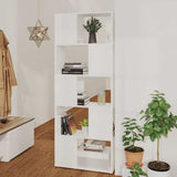 Vidaxl boekenkast kamerscherm 60x24x155 cm bewerkt hout wit