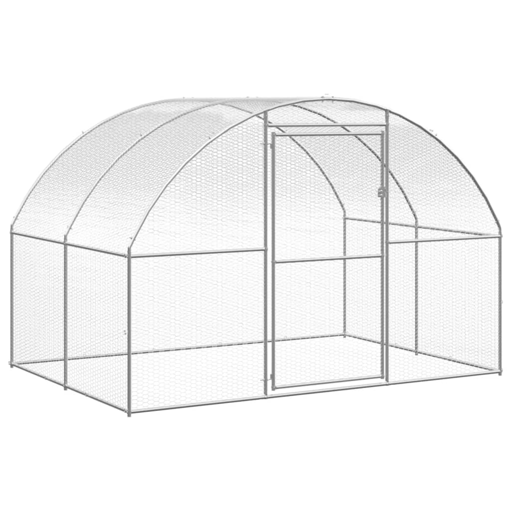 Vidaxl Chicken Run 3x2x2 m galvanizovaná ocel