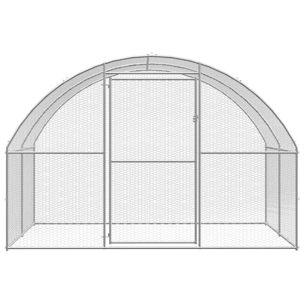 Vidaxl Chicken Run 3x2x2 m galvanizovaná ocel