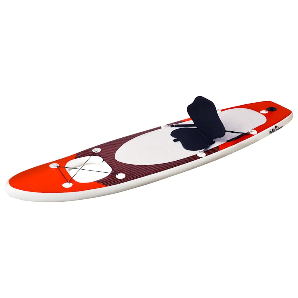 Vidaxl Stand Up Paddleboard Set Oppusterbar 300x76x10 cm rød