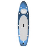 Vidaxl stand up paddleboardset opblaasbaar 330x76x10 cm zeeblauw