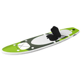 Vidaxl Stand Up Paddleboard Set Inflable 330x76x10 cm verde