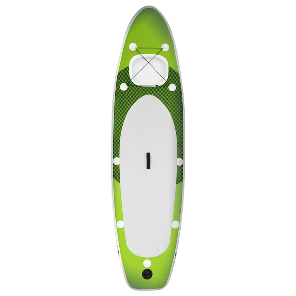 Vidaxl stand up paddleboardset opblaasbaar 360x81x10 cm groen