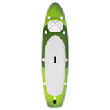 Vidaxl Stand Up Paddleboard Set gonflable 360x81x10 cm vert