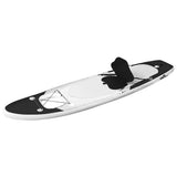 Vidaxl stand up paddleboard Set gonflable 360x81x10 cm noir
